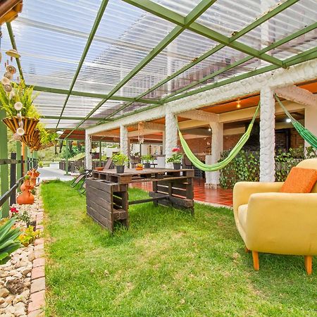 Cabana Tipo Glamping Savieza Life Experience Nemocon Bagian luar foto