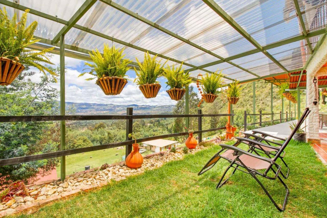 Cabana Tipo Glamping Savieza Life Experience Nemocon Bagian luar foto